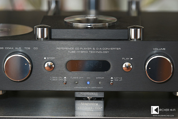 Accustic Arts PLAYER II placed on Symposium Acoustics