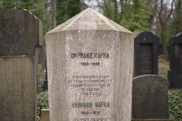 Franz Kafka, famous son of the city of Prague