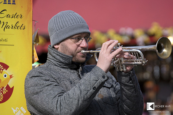Prag downtown people
