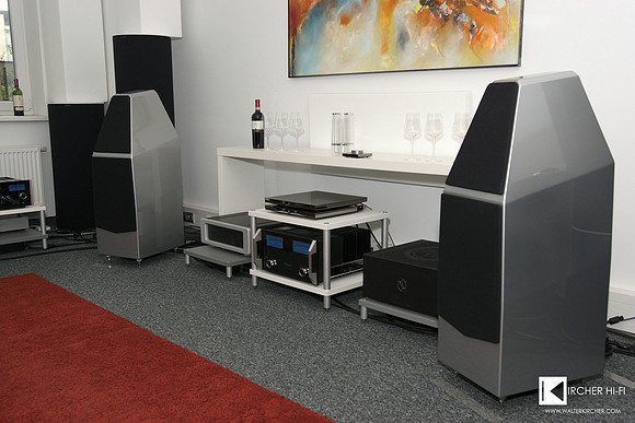 big demo room at Sambs HiFi in Linz Austria