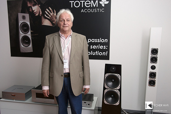 Andreas Pasold, representative of Totem Acoustic in Germany