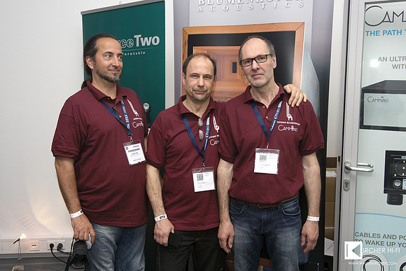 The Blumenhofer Acoustics & Cammino crew in Munich