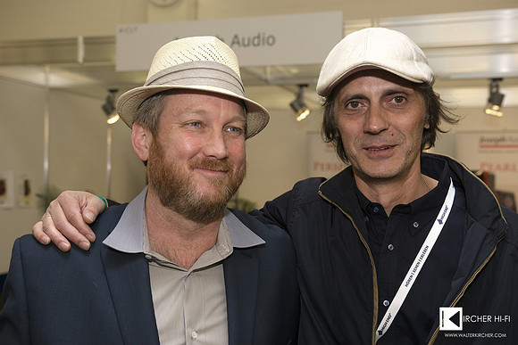 Frederick Crane, US Trafomatic Audio distributor with Saša Čokić