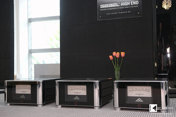 Three Analog Domain Artemis mono amplifiers