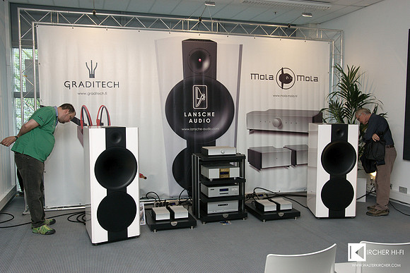 Lansche Audio speakers, Mola Mola electronics, Graditech cables