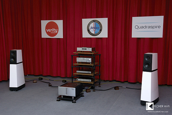 Verity Audio Parsifal Anniversary speakers in full Reimyo / Harmonix setup