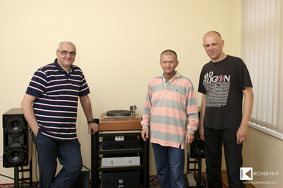 from left: Miroslav Petrovic from Miraudio and Andrej Žole from All Stars Audio