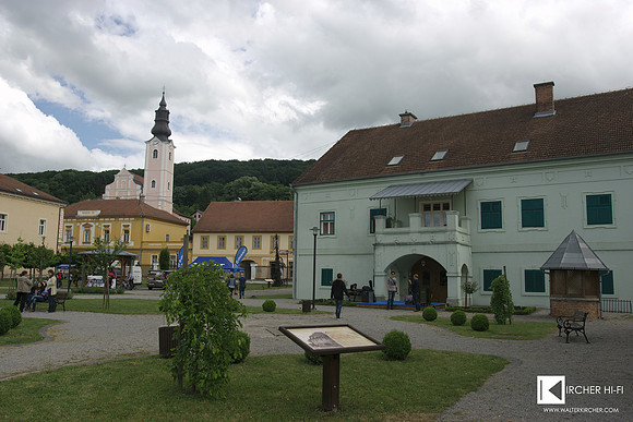 Pakrac, center of the city with museum of Pakrac