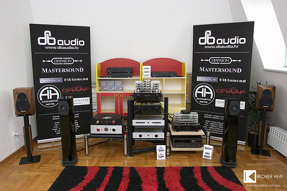 DB audio setup in Pakrac at Multipak show