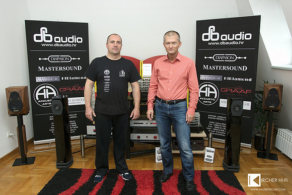 Damir Boltek from DB Audio and myself