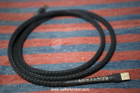 Chisto Das Klang Vintage-DNA usb-cable: first available prototype, as played at Vienna Klangbilder show 2014