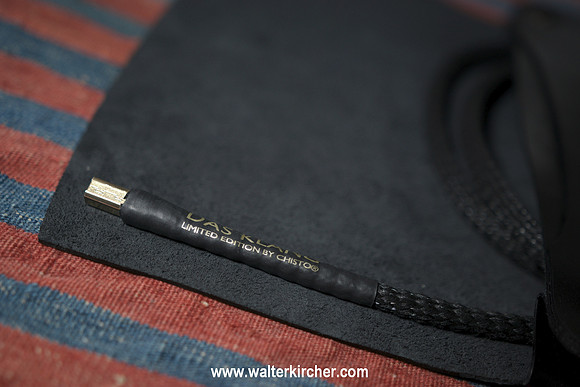 Chisto Das Klang Vintage-DNA usb-cable: first available prototype, as played at Vienna Klangbilder show 2014