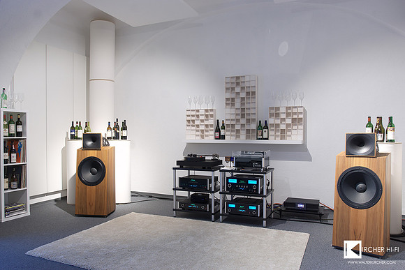 The complete setup in new event show room - SAMBS HIFI in Linz