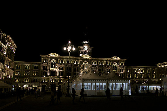 Trieste, Italy in September - handheld nightshoot