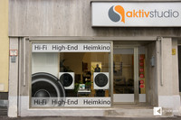 Aktivstudio audio shop is situated in an old house near Innsbruck downtown.