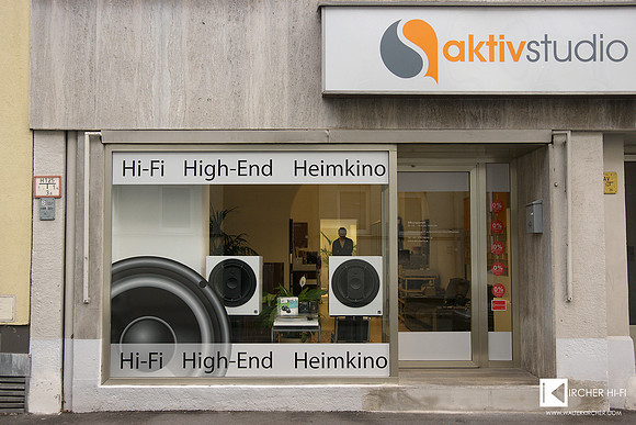 Aktivstudio audio shop is situated in an old house near Innsbruck downtown.