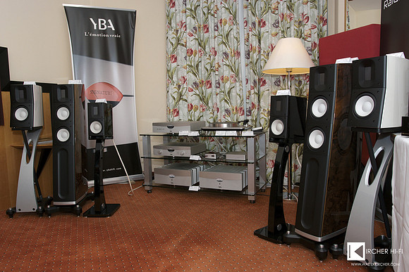 Raidho speakers parade with French YBA electronics