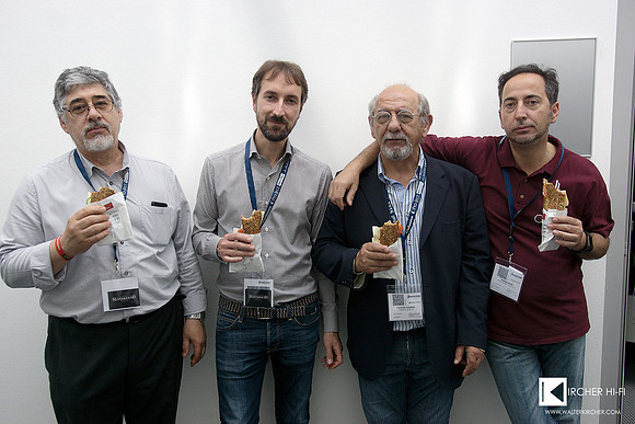 Complete Mastersound team & Andrea Vitali, Blumenhofer Acoustics