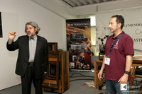 Fone Audio's Cesare Ricci made daily demos in Blumenhofer Acoustics showroom