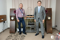 Walter Kircher (left) and Yuri Zamazeev, owner of Chisto & Das Klang brands
