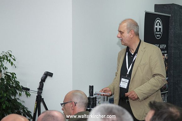 HIGH END 2014: STEREO masgazine workshop with Matthias Boede in Accustic Arts - Totem Acoustic room