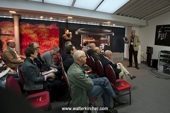 HIGH END 2014: STEREO masgazine workshop with Matthias Boede in Accustic Arts - Totem Acoustic room