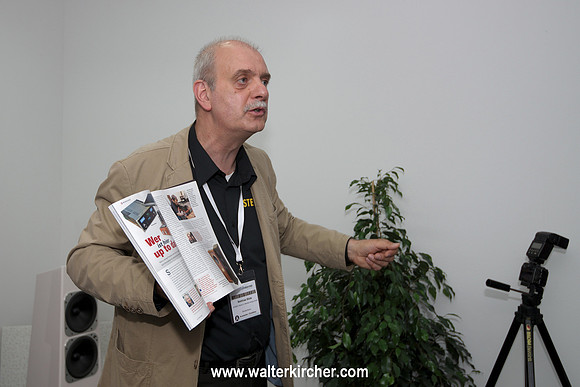 HIGH END 2014: STEREO masgazine workshop with Matthias Boede in Accustic Arts - Totem Acoustic room