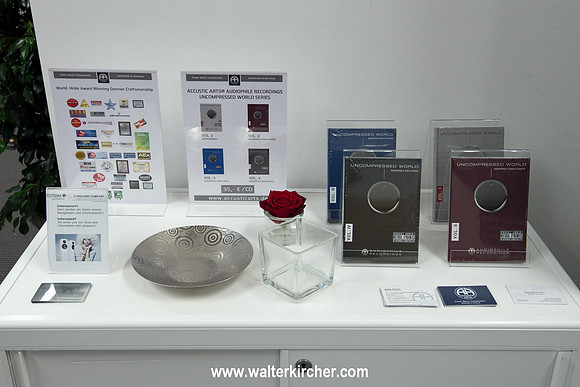 HIGH END 2014: Accustic Arts Uncompressed World compact disc series - stay tuned, number 5 will follow soon