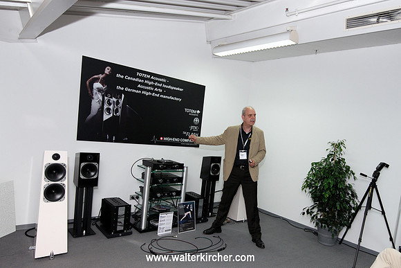 HIGH END 2014: STEREO masgazine workshop with Matthias Boede in Accustic Arts - Totem Acoustic room
