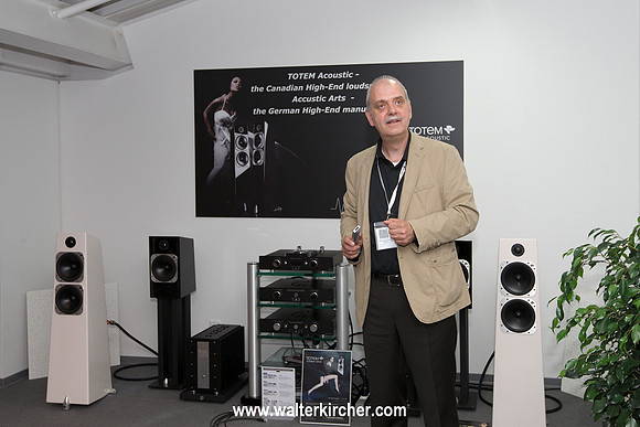 HIGH END 2014: STEREO masgazine workshop with Matthias Boede in Accustic Arts - Totem Acoustic room