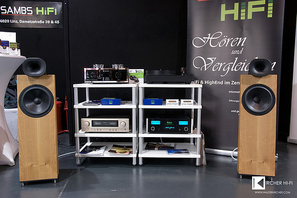 An analogue setup on display