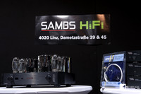 Ayon tube amp, Supra cables at Sambs Hifi stand