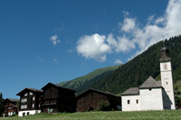 Village along the Furka Street...