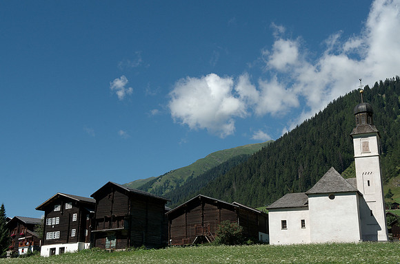 Village along the Furka Street...