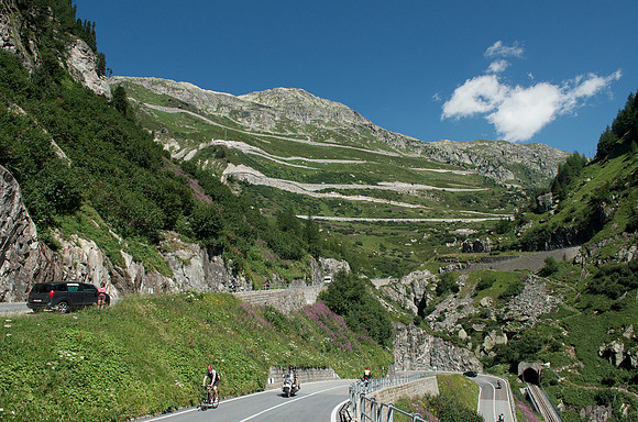 Furka Pass, west side
