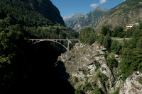 Stalden, old bridge - district of Visp in the canton of Valais
