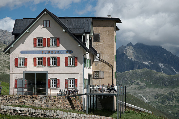 Furka Pass (2429m),Hotel Furkablick