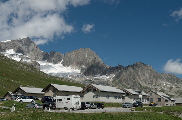 Furka Pass (2429m), a high mountain pass in the Swiss Alps