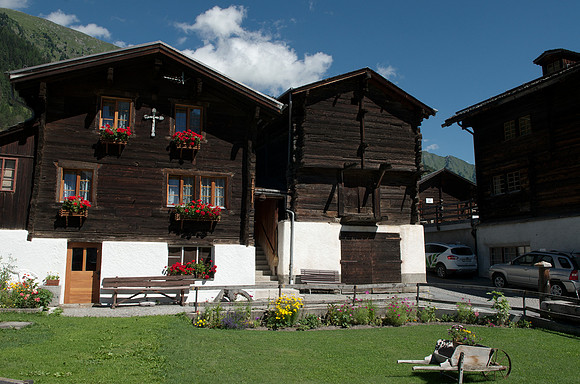 Village along the Furka Street...