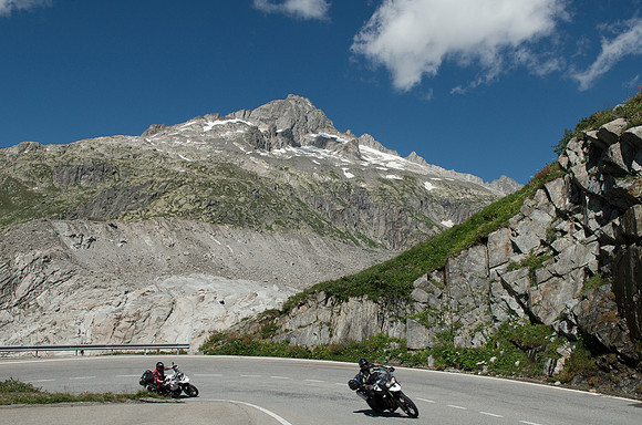 Furka Pass, west side