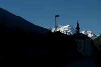 Randa, near Zermatt - looking south: Breithorn 4165m