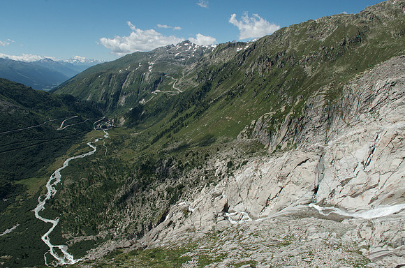 Furka Pass: Rhone