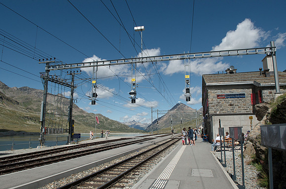 Bernina Pass - Ospizio Bernina railway station (2253m)