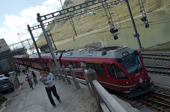 Bernina Pass - Ospizio Bernina railway station (2253m)