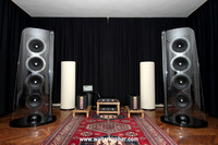 SoulSonic Impulse SE flagship loudspeaker, driven by Accustic Arts reference electronics