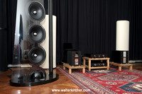SoulSonic Impulse SE flagship loudspeaker, driven by Accustic Arts reference electronics