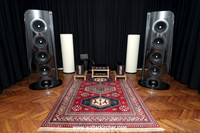 SoulSonic Impulse SE flagship loudspeaker, driven by Accustic Arts reference electronics