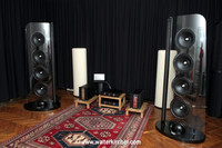 SoulSonic Impulse SE flagship loudspeaker, driven by Accustic Arts reference electronics