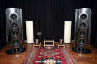 SoulSonic Impulse SE flagship loudspeaker, driven by Accustic Arts reference electronics