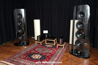 SoulSonic Impulse SE flagship loudspeaker, driven by Accustic Arts reference electronics